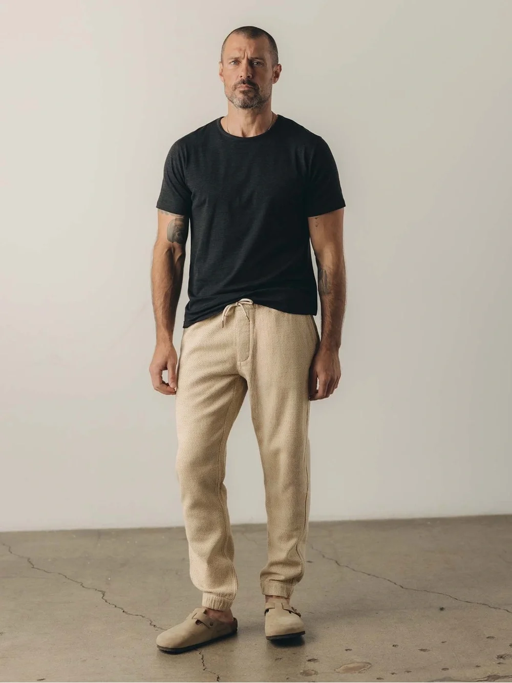 TAYLOR STITCH- The Après Pant Natural Sashiko Size XS